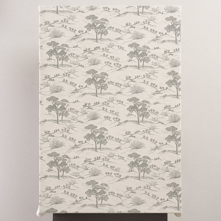 Organic Linen Tablecloth – Rustic Toile Design – 5 Colours – Rectangular, Square & Round Sizes