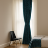 Luxury Velvet Damask Embossed Jacquard Curtains – Custom Made – Light Filtering & Blackout – 7 Elegant Colours