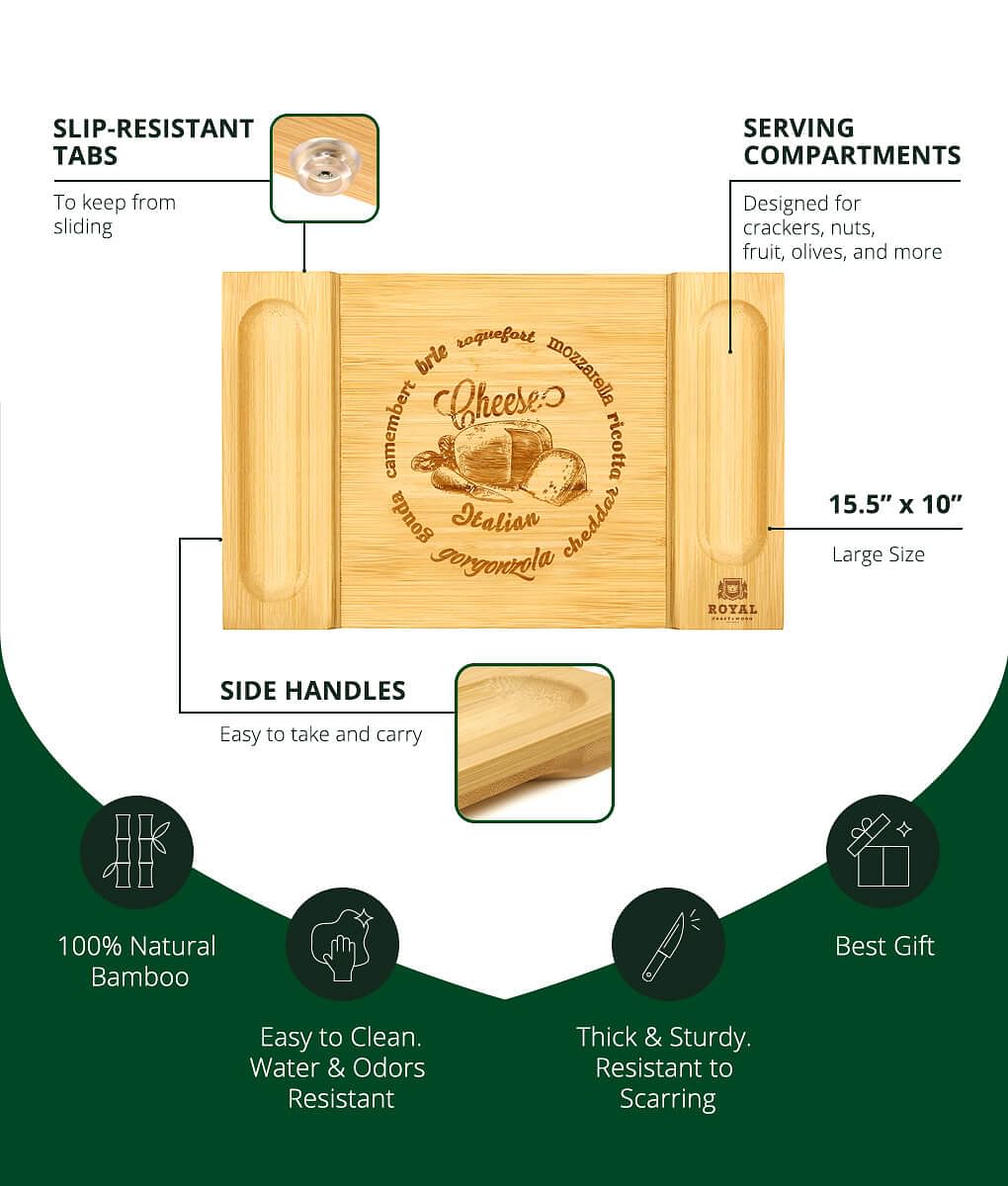 Bamboo Cheese Board 16-10