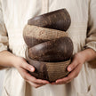 Eco-friendly Coconut Bowls & Spoons Set of 4