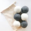 Natural Wool Dryer Balls | Organic Handmade 100% New Zealand Wool | Set of 6-0