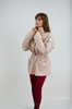 Single-Panel Cotton Windbreaker with Lyocell/Wool Lining - Beige-3