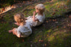 Ramie Baby/Kid Clothing Set - Beige-2