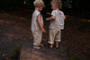 Ramie Baby/Kid Clothing Set - Beige-3