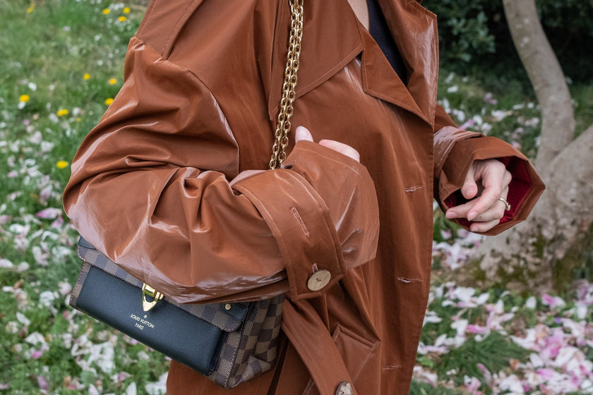 Trench Coat - Chocolate Brown-2