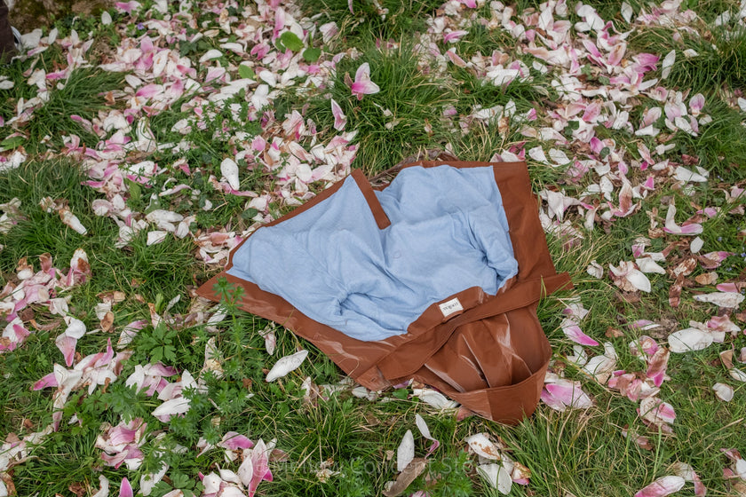 Kid's Trench Coat - Brown - Cotton-2