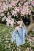 Kid's Trench Coat - Blue - Cotton-2