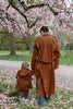 Kid's Trench Coat - Brown - Cotton-3