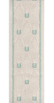 Embroidered Lace Trim | 10cm Wide Cotton Canvas | Delicate Openwork Pattern | Curtain, Cushion & Craft Trimming by the Metre