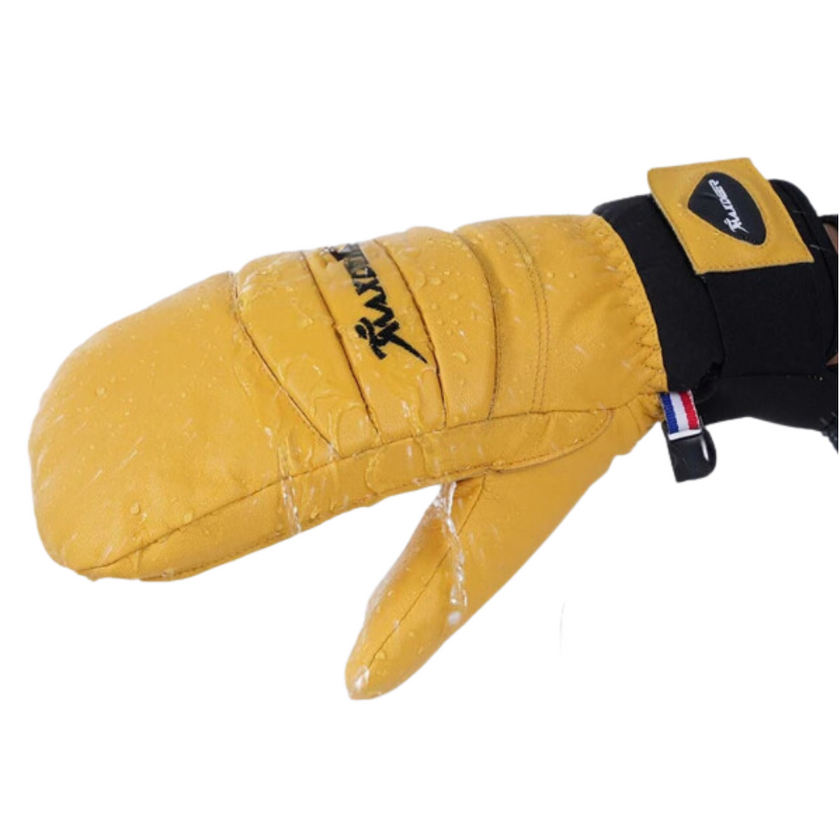 Ski Gloves Leather Snowboard Mittens - Men & Women-0