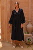 Emerie Long Sleeve Wrap Dress-0