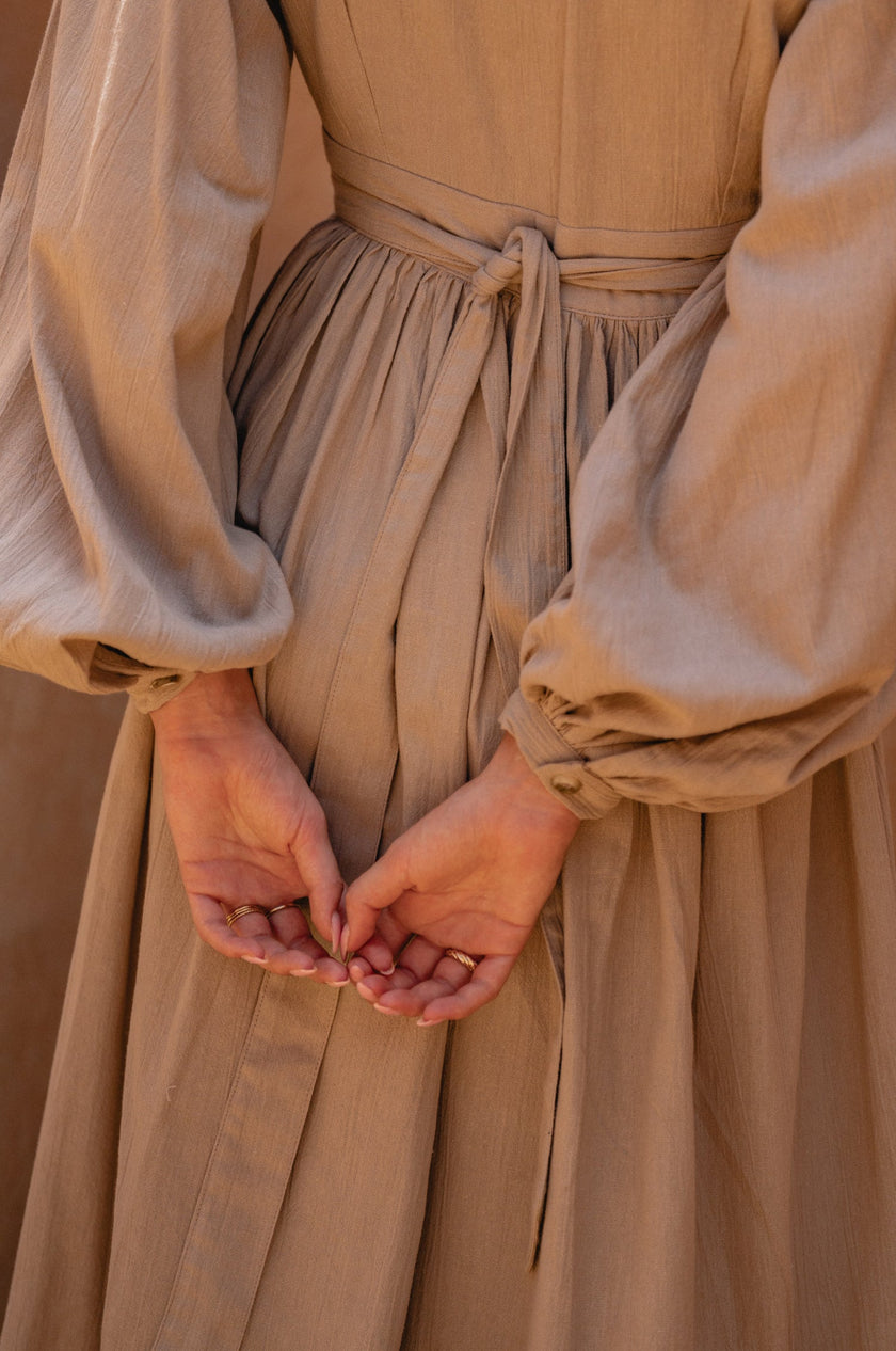 Emerie Long Sleeve Wrap Dress-4