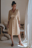 Essence Shirt Linen Dress-4