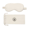 Silk Sleep Eye Mask in Wheat (Eucalyptus Silk)-0