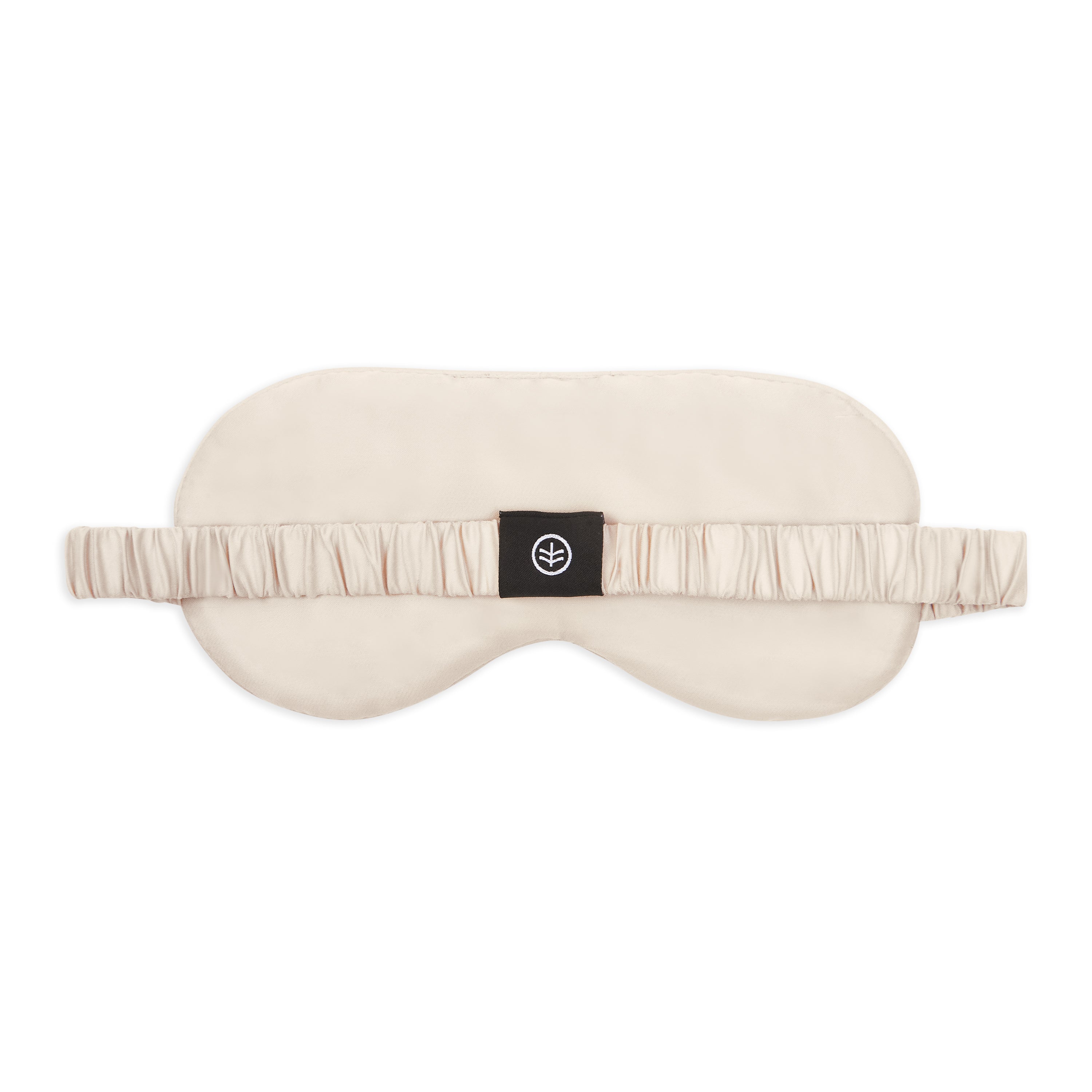 Silk Sleep Eye Mask in Wheat (Eucalyptus Silk)-1
