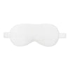 Silk Sleep Eye Mask in White (Eucalyptus Silk)-1