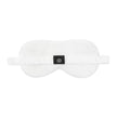 Silk Sleep Eye Mask in White (Eucalyptus Silk)-2