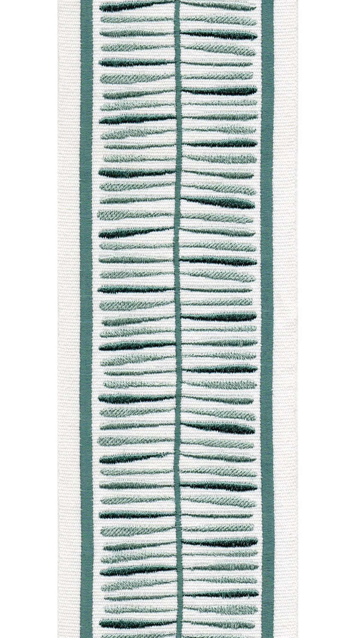 Wide Cotton Canvas Embroidered Trim Tape | 4 Inch (10.16cm) | 5 Colours | By The Metre