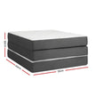 NNEDSZ Bedding Folding Foam Portable Mattress Bamboo Fabric