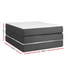 NNEDSZ Bedding Folding Foam Portable Mattress Bamboo Fabric
