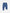 Organic Cotton Evolutive Pants Blue Printed Leaves-0
