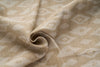Eco Friendly Hemp Fabric with Ikat Pattern for Curtains & Cushions - GOTS Certified, 240gsm, 147cm Wide - By the Metre
