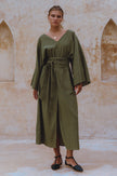 Hana Linen Kimono Dress-1