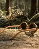 Festival Bamboo Sunglasses | Gold Reflective and it Floats!