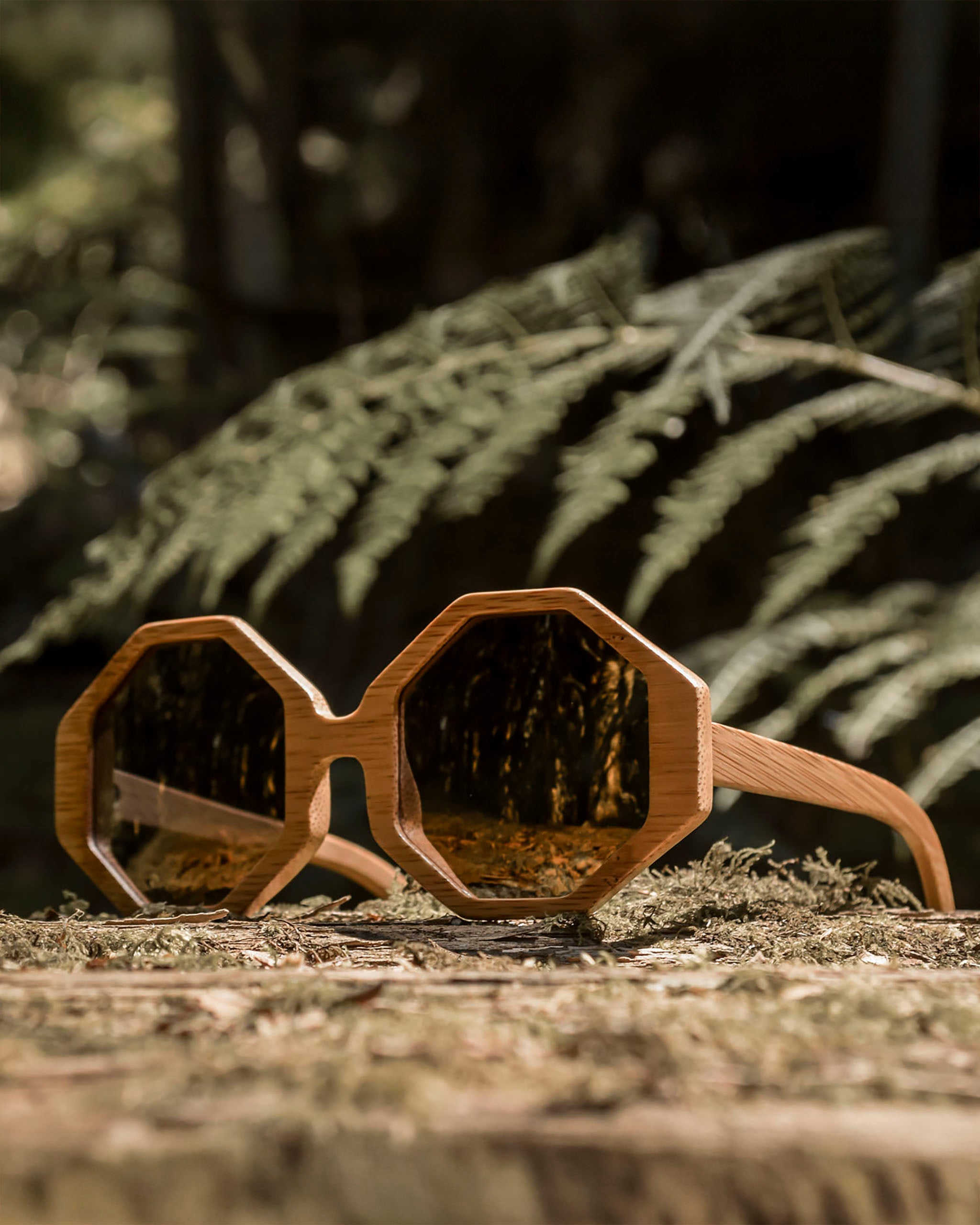 Festival Bamboo Sunglasses | Gold Reflective and it Floats!