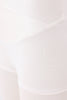 Women's Silk Sports Shorts - White-2