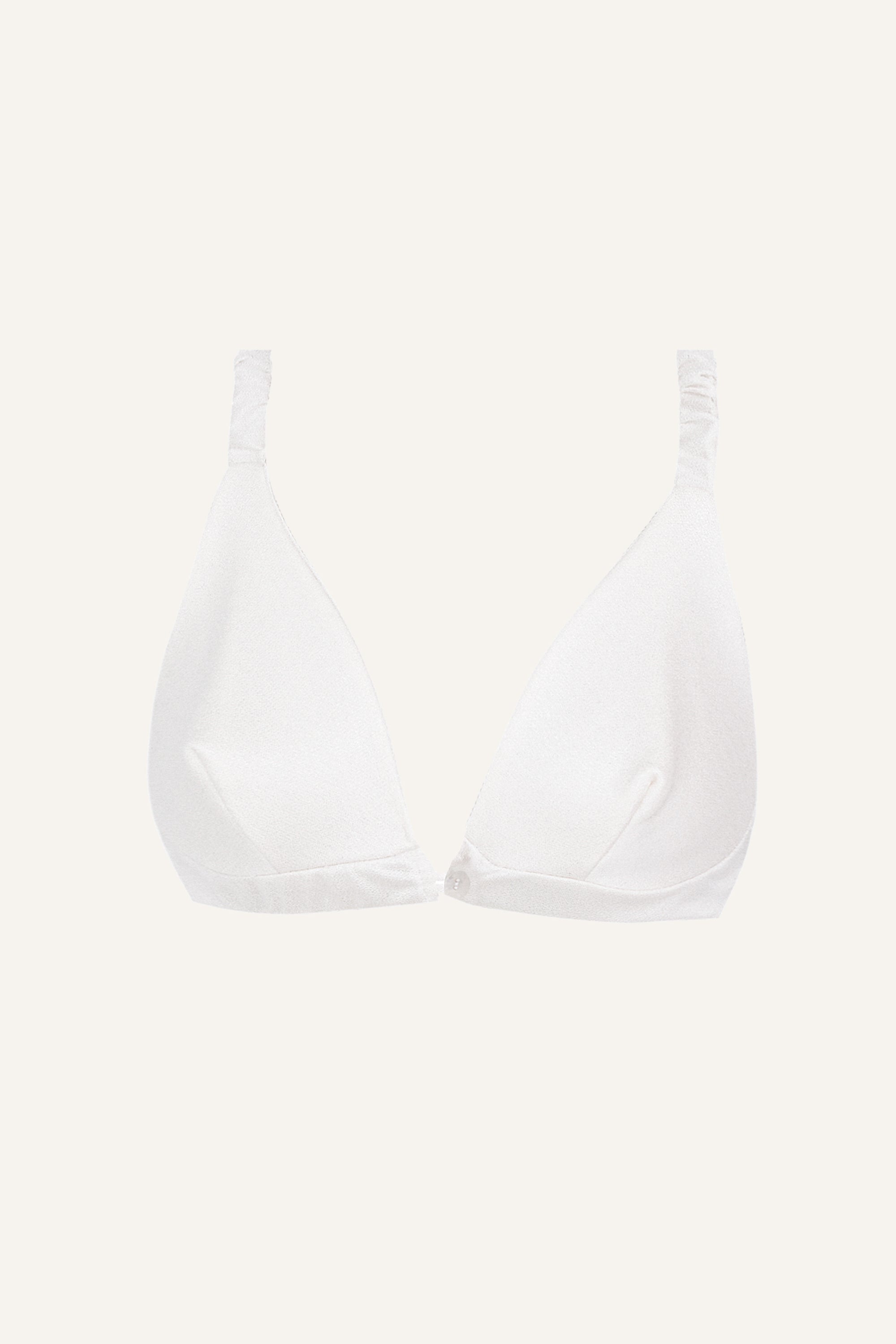 Silk Front-Open Bra – White-0