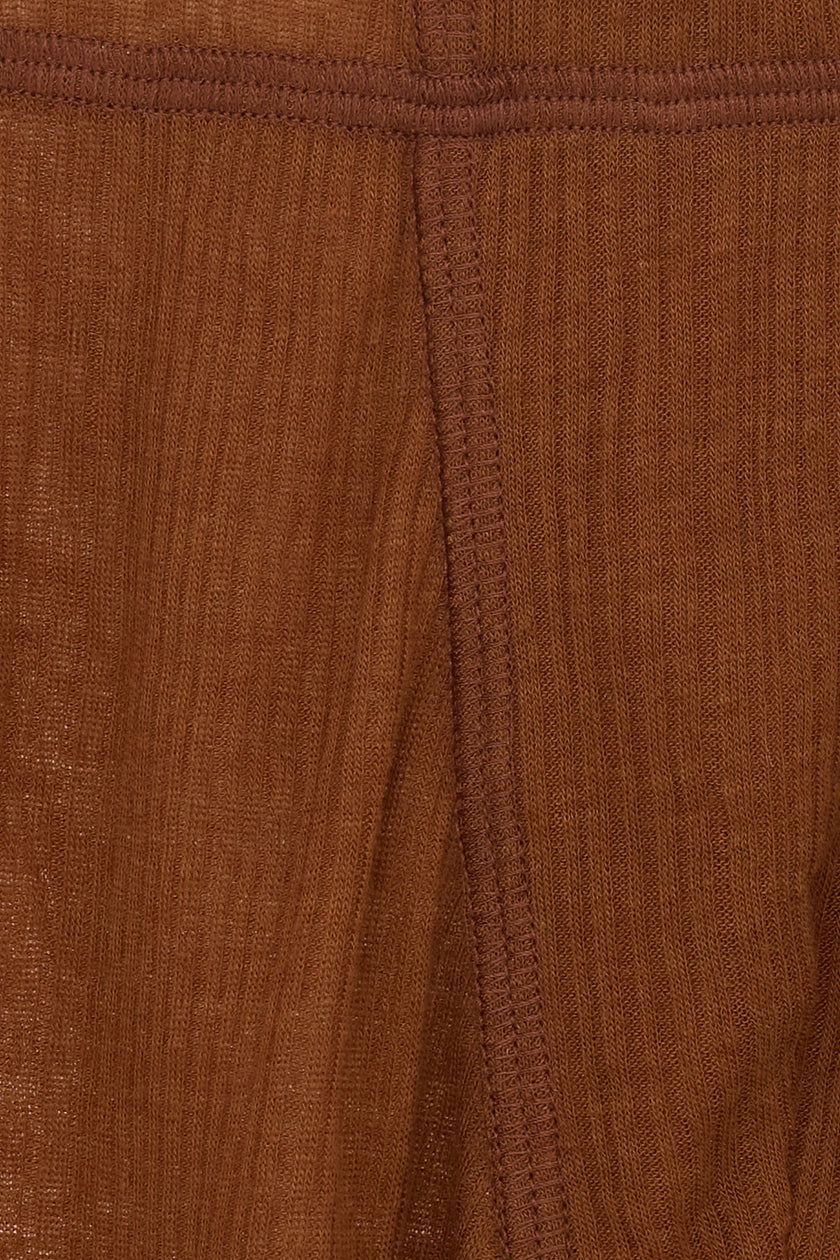 Lyocell-Wool Kids Boxers - Brown-2