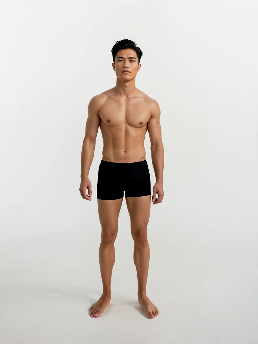 Merino Wool Boxers – Black-1