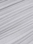 Wool Blend Pleated Skirt-Light Grey-4