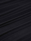 Wool Blend Pleated Skirt-Black-4