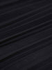 Wool Blend Pleated Skirt-Black-4