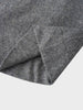 Wool Blend Short Panel Skirt-Charcoal Grey-4