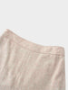 Wool Blend Short Panel Skirt-Oatmeal-3
