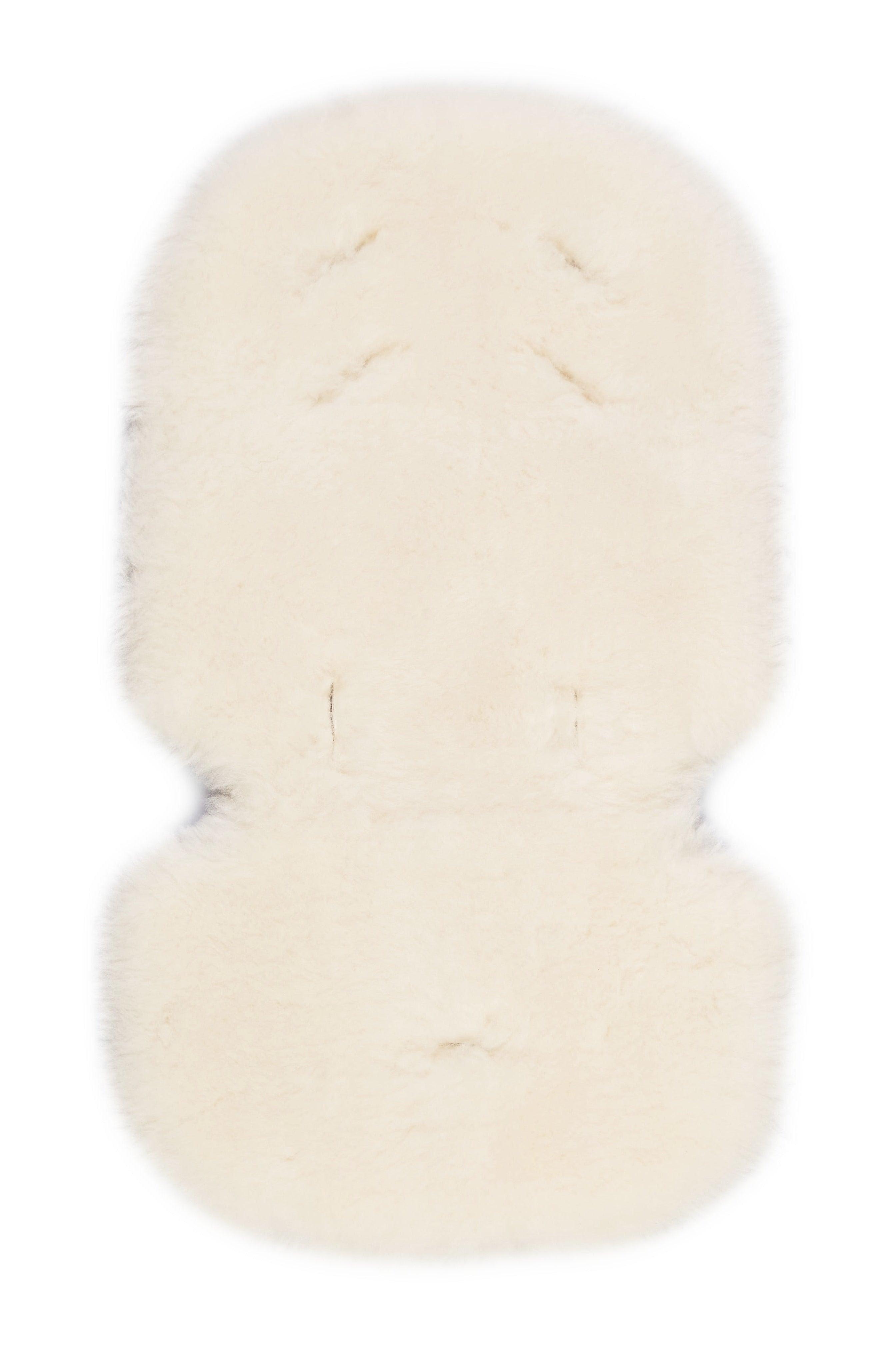 Ivory Natural Sheepskin Stroller Liner-1
