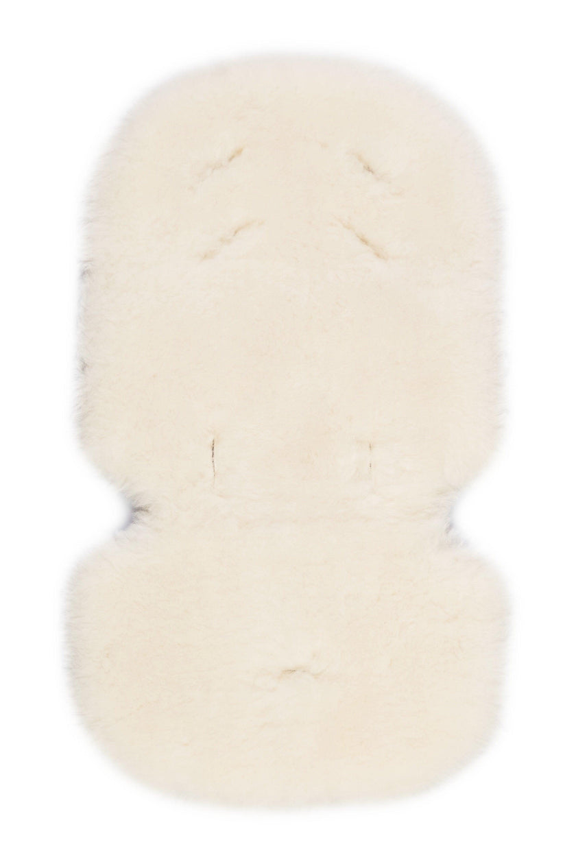 Ivory Natural Sheepskin Stroller Liner-1