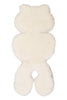 White Natural Sheepskin Car Seat / Stroller Liner-0
