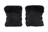 Black Natural Lambskin Stroller Hand Muffs-1