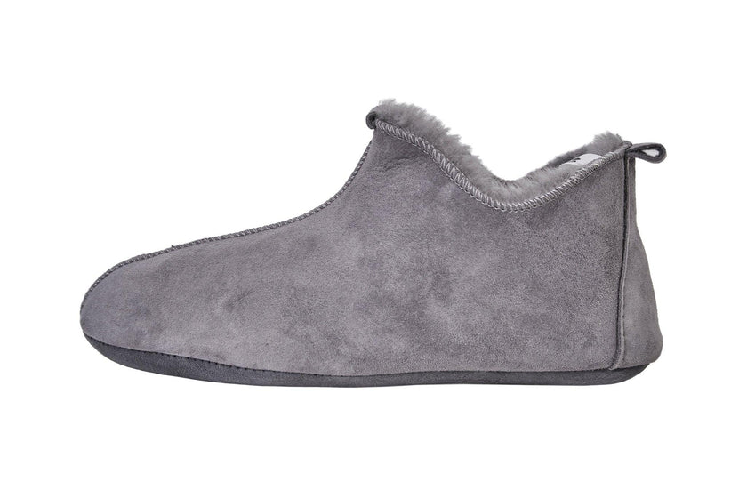 Adult Natural Sheepskin Boots - Grey-1