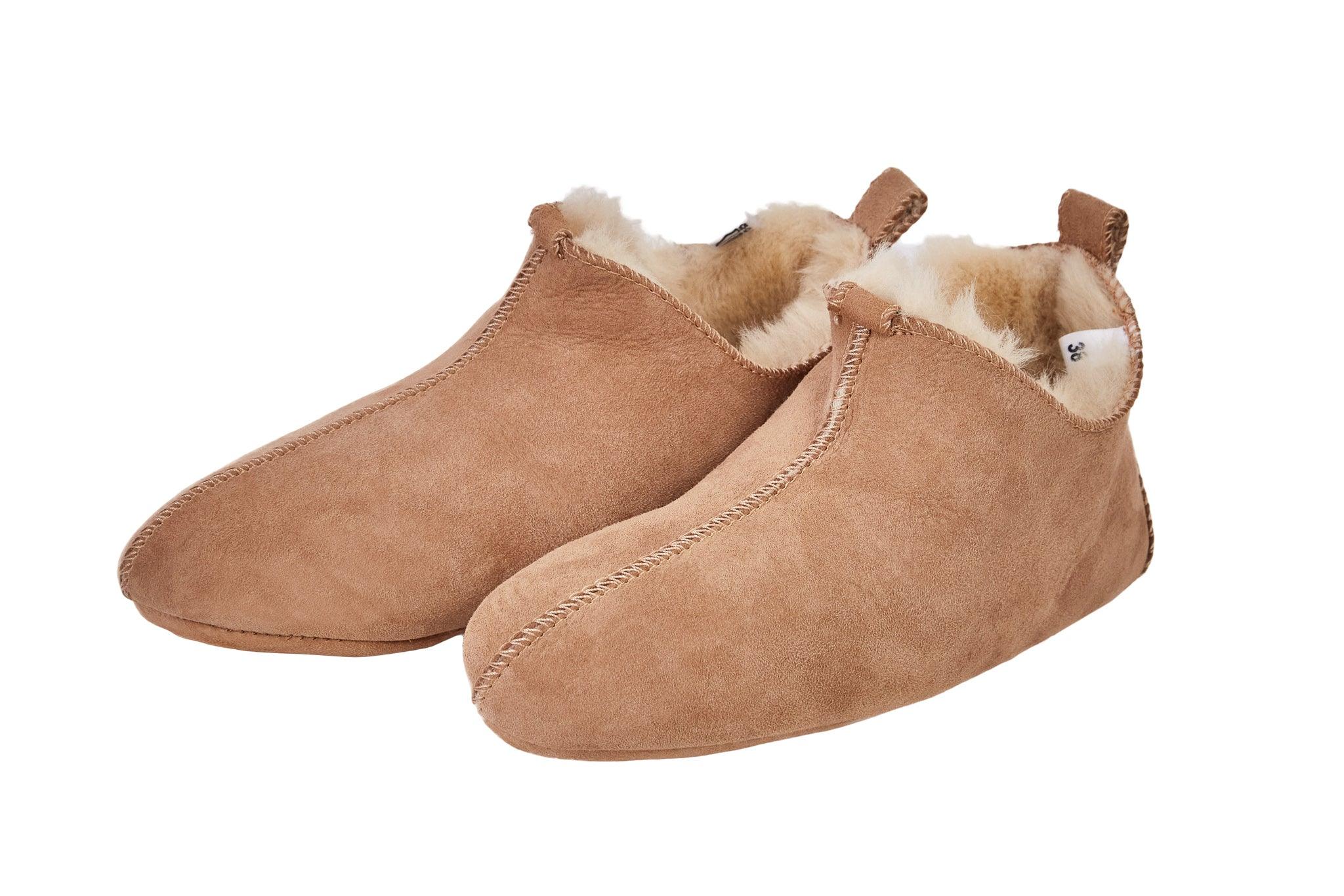 Adult Natural Sheepskin Boots - Beige-0