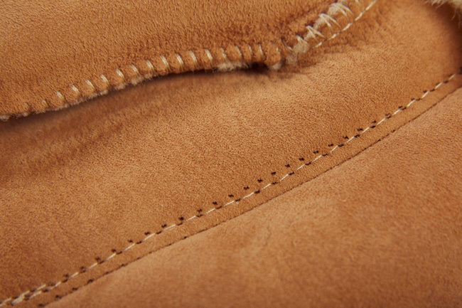 Adult Natural Sheepskin Gloves - Beige-1