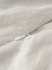 Linen A-Line Slip Dress-Ecru