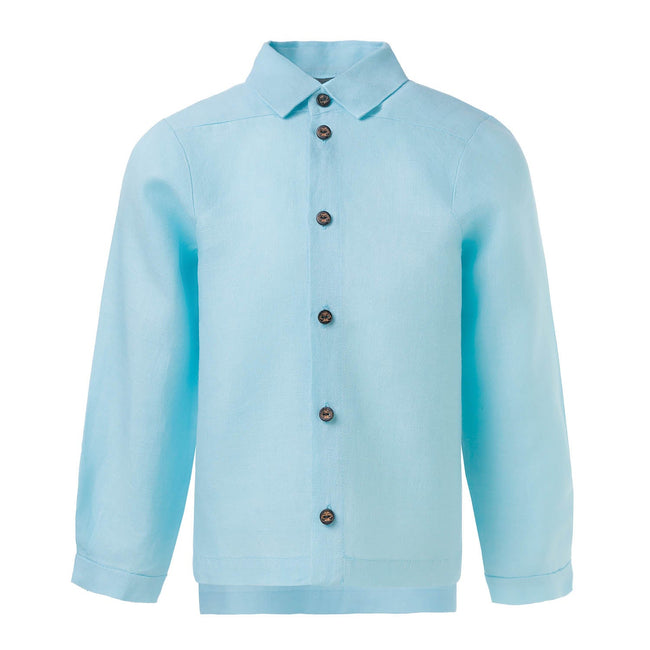 Blue Linen Shirt