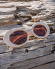 Infinity Retro Black Bamboo Sunglasses | Polarized UV400 Floating Eco-Friendly Shades