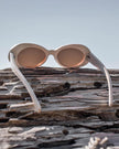 Infinity Retro Black Bamboo Sunglasses | Polarized UV400 Floating Eco-Friendly Shades