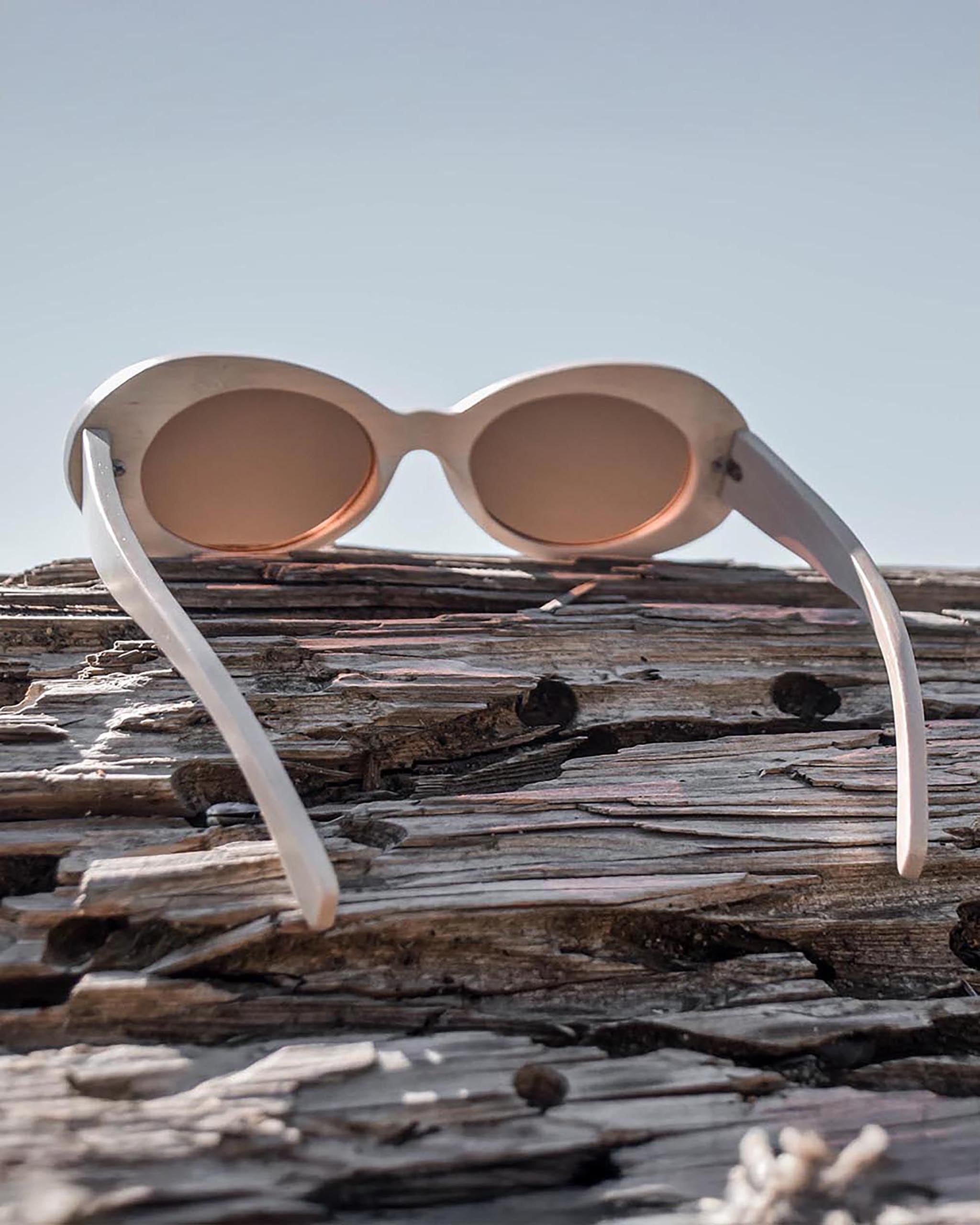 Infinity Retro Black Bamboo Sunglasses | Polarized UV400 Floating Eco-Friendly Shades